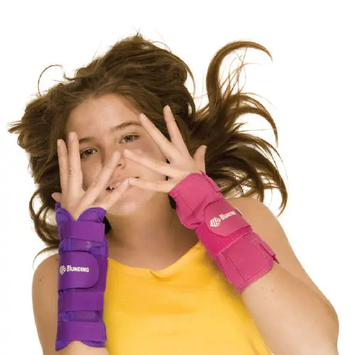 Muñequera Inmovilizadora 4-6 Morado izquierda