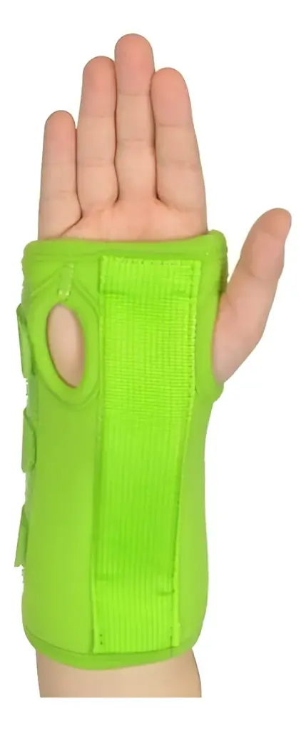 Muñequera Inmovilizadora 4-6 Verde izquierda