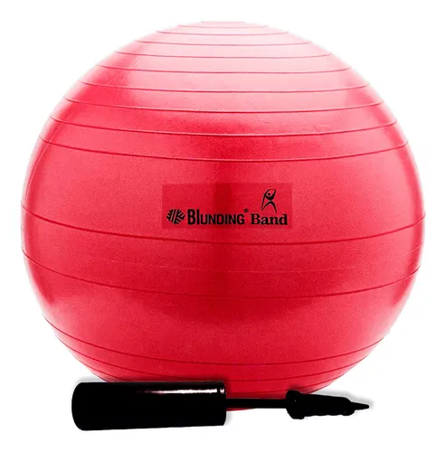 Balón de ejercicio con Bombin  Blunding 55 cm rojo