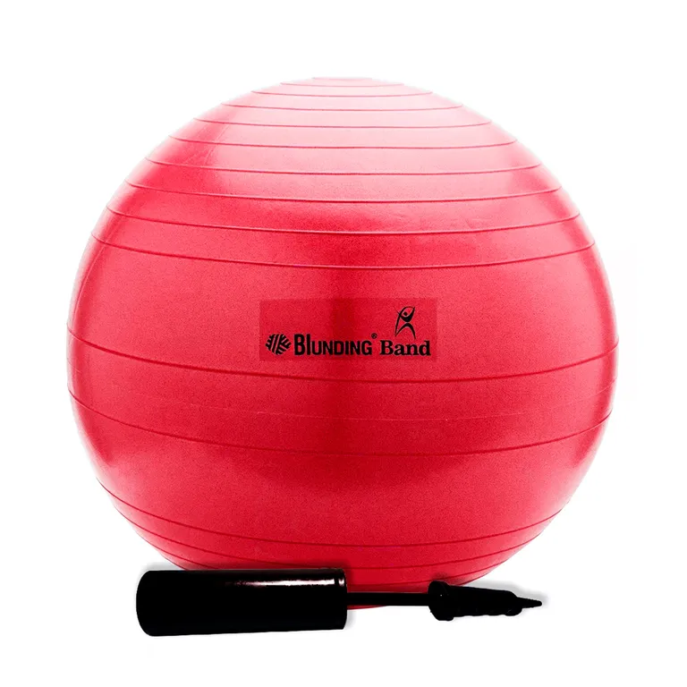 Balón de ejercicio con Bombin Blunding 75 cm rojo