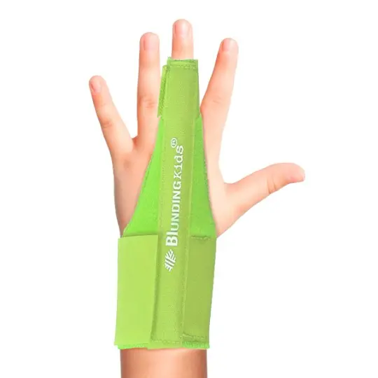 Inmovilizador de dedo pulgar kids Blunding 8-10 Verde