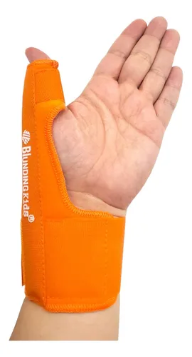 Inmovilizador de dedo Kids Blunding 4-6 Naranjo