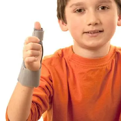 Inmovilizador de dedo Kids Blunding 8-10 Gris