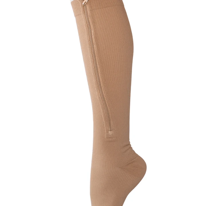 Minimedia 280 punta abierta con calzador compresión 20/30 mmHg Varimed 4 Beige