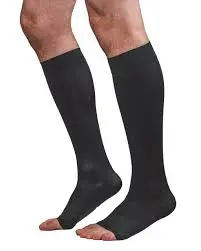 Minimedia 280 punta abierta con calzador compresión 20/30 mmHg Varimed 4 Negro