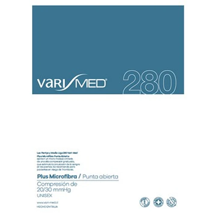 Panty 280 punta abierta con calzador compresión 20/30 mmHg Varimed 3 Beige