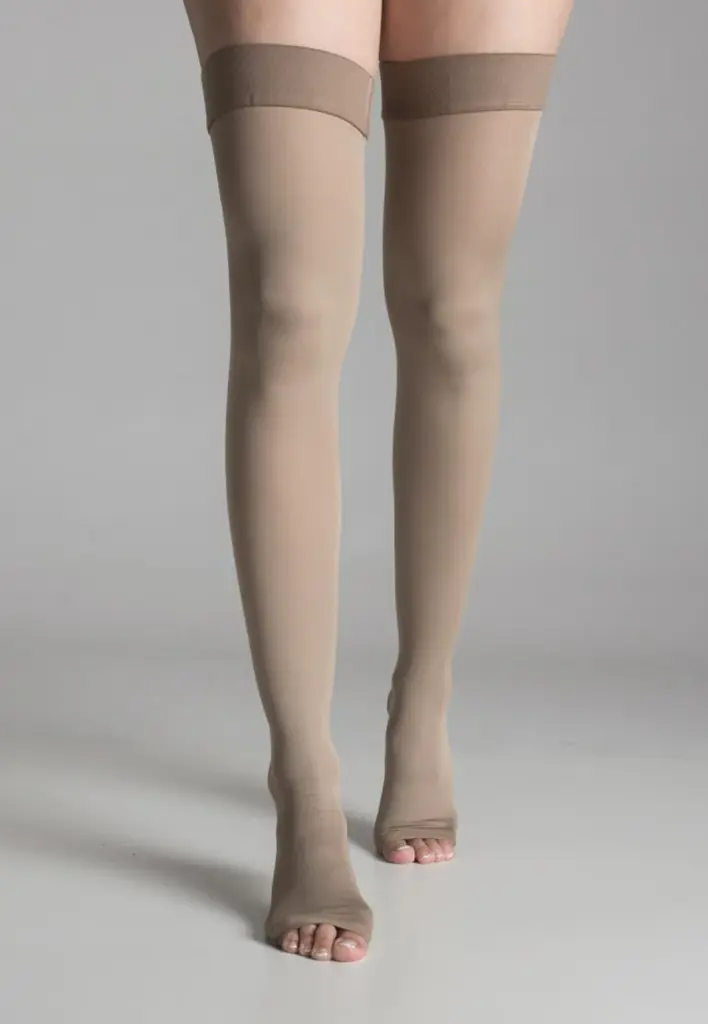 Media 280 punta abierta con calzador compresión 20/30 mmHg Varimed 2 Beige
