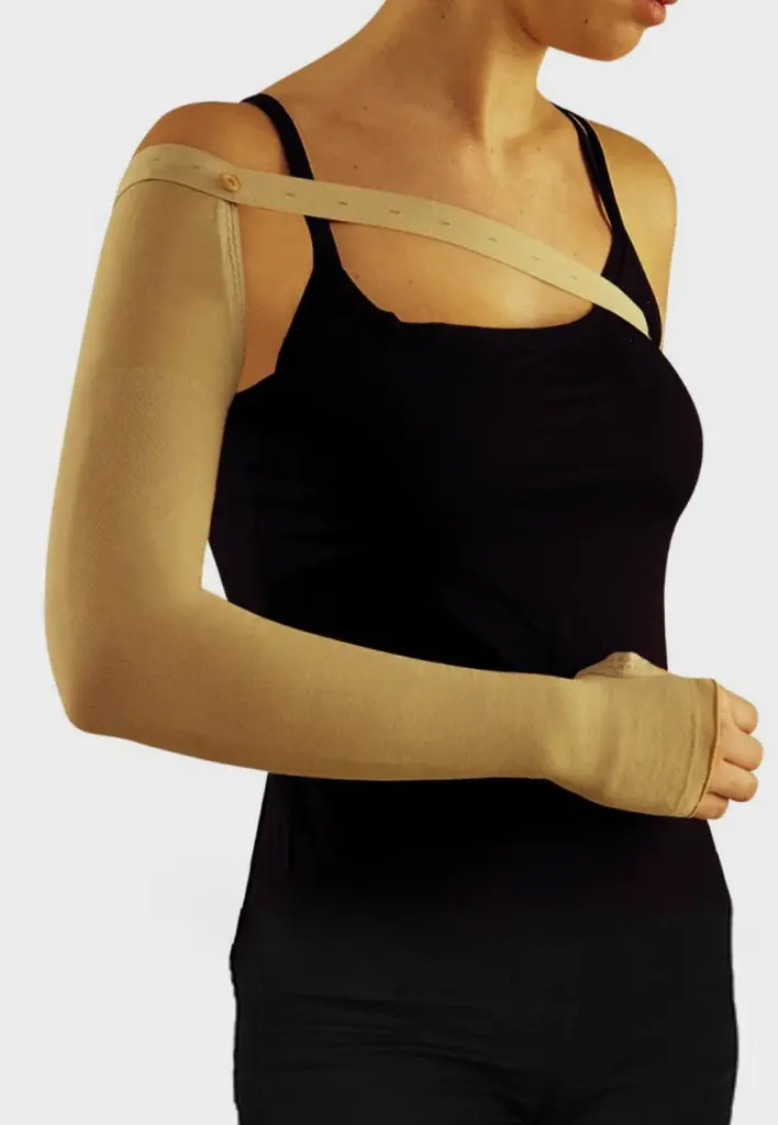 Manga linfedema compresión 25/30 mmHg Varimed 4 Beige