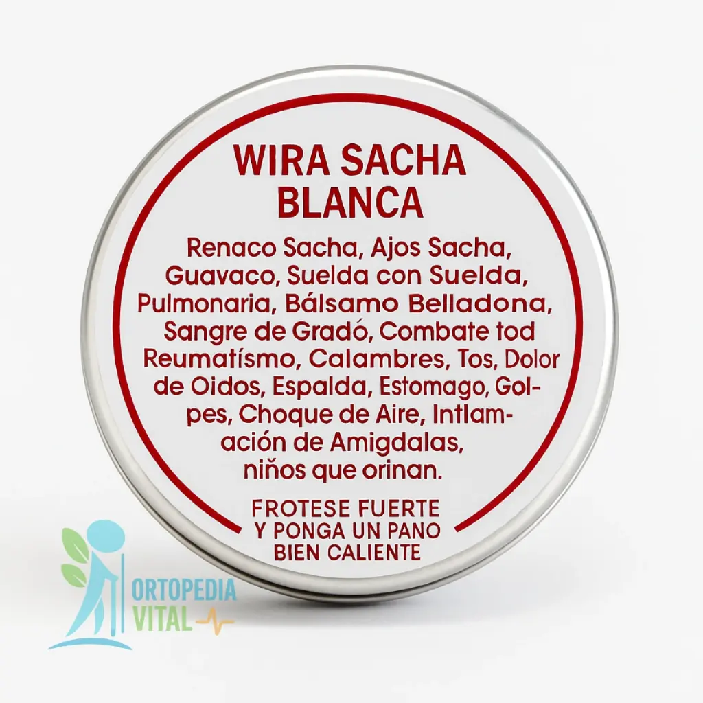 Crema Wira Sacha Blanca Regeneradora