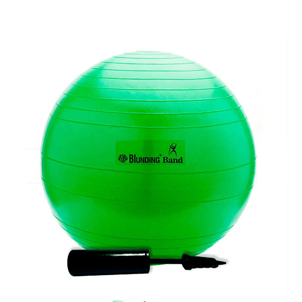 Balón de ejercicio con Bombin Blunding 65 cm verde